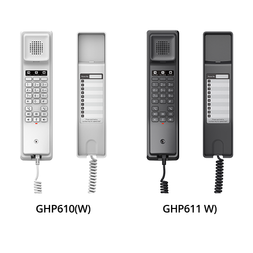 GHP610(W)/GHP611(W) — Téléphone IP hôtel