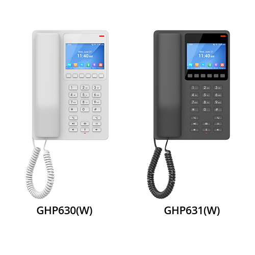 GHP630(W)/GHP631(W) — Téléphone IP hôtel